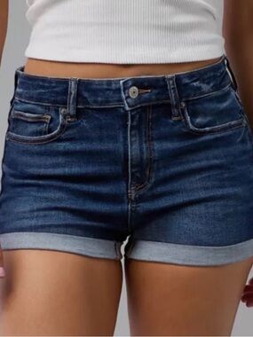 Dark Wash Denim Shorts